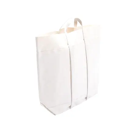 Amiacalva Canvas Large Tote Bag in White