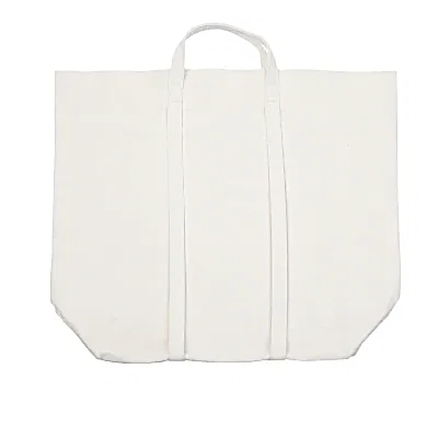 Amiacalva Canvas Large Tote Bag in White