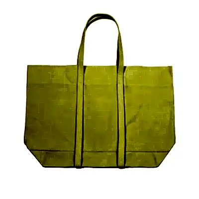 Amiacalva Canvas Medium Tote Bag in Yellow