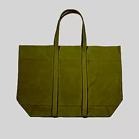 Amiacalva Canvas Medium Tote Bag in Yellow