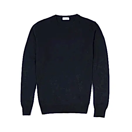 Annapurna Cashmere Crew-neck Jumper in Navy