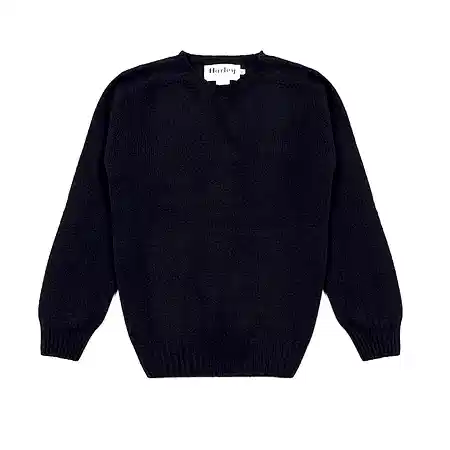 Harley Women's Crew Neck Geelong Jumper in Nero Navy