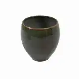 Keramische Werkstatt Margaretenhöhe Hand Thrown Stoneware Tulip Vase Dark Green