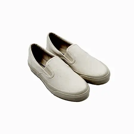 Moonstar Sidegoa Slip on Canvas Trainers in Natural