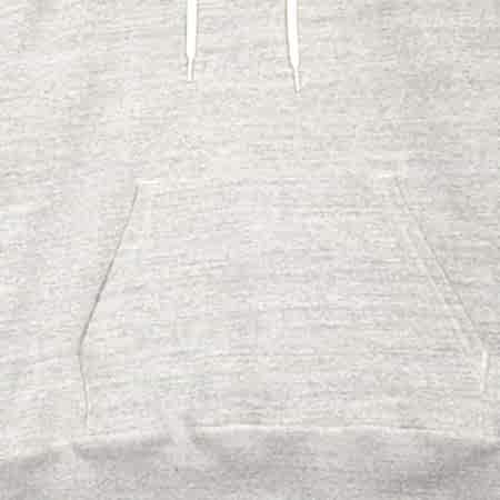 Orslow Melange Cotton Hoodie in Grey