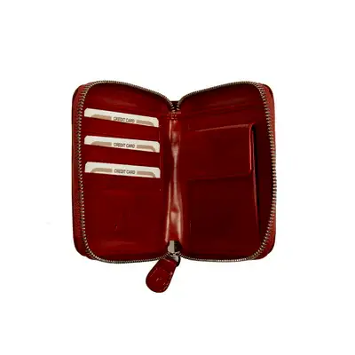 Peroni Art Medium Wallet in Red