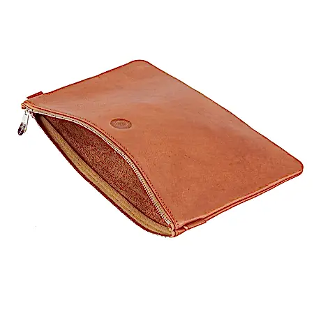 Sonnenleder Weill Leather Bank Pouch in Brown